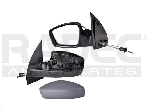 [018-3110-25] ESPEJO VW GOL/SAVEIRO 13-19 C/CONTROL P/PINTAR IZQ