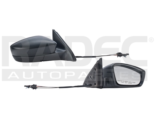 [018-3112-16] ESPEJO VW JETTA BICENTENARIO 11-18 C/CONTROL CORRUGADO TDI/STYLE/FEST L4/L5 4/5 CILINDROS 2.0/2.5L 4 PUERTAS DER
