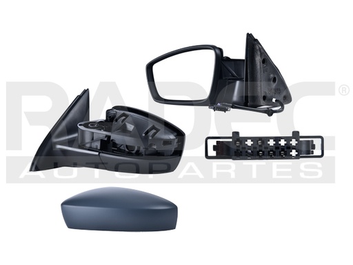 [018-3112-21] ESPEJO VW JETTA 11-18 ELECTRICO C/DESEMPANANTE 5 PINES P/PINTAR LIVE//COMFORTLINE/HIGHLINE/TRENDLINE/SPORTLINE L4/L5 4/5 CILINDROS 2.0/2.5L 4 PUERTAS IZQ