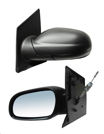 [018-3113-05] ESPEJO VW LUPO 05-09/CROSSFOX 07-10/SPORT VAN 07-09 C/CONTROL CORRUGADO NEGRO TDI 1.4/1.4/1.2 IZQ