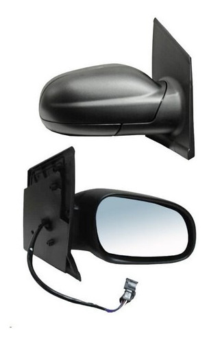 [018-3113-08] ESPEJO VW LUPO 05-09/CROSSFOX 07-10/SPORT VAN 07-10 ELECTRICO CORRUGADO NEGRO DER