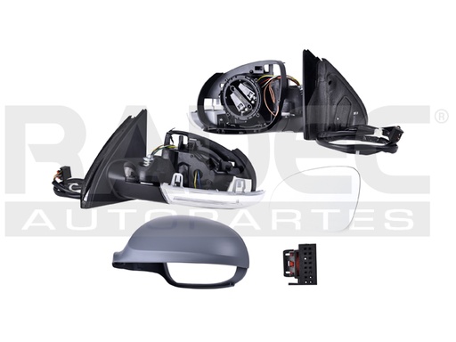 [018-3114-03] ESPEJO VW PASSAT 06-11 ELECTRICO C/DESEMPANANTE C/DIRECCIONAL V6/T1.8/GLX/GL/GLS IZQ