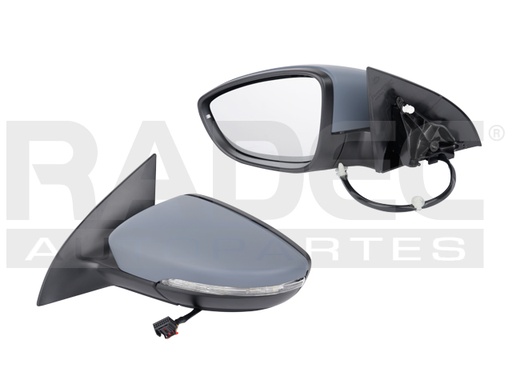 [018-3114-09] ESPEJO VW PASSAT CC 09-12 ELECTRICO C/DESEMPANANTE C/DIRECCCIONAL P/PINTAR VR6/LUXURY/EXECUTIVE/LUX/SPORTLINE/HIGHLINE/R-LINE/SPORT IZQ