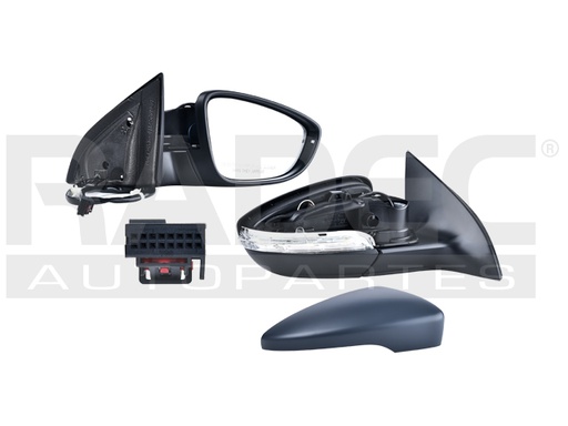 [018-3114-12] ESPEJO VW PASSAT CC 09-12 ELECTRICO C/DESEMPANANTE C/DIRECCIONAL C/MEMORIA C/LUZ P/PINTAR HIGHLINE/SPORTLINE/LUXURY/VR6/MOTION/EXECUTIVE/LIMITED/PLUS/SPORT DER