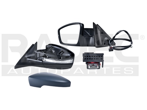 [018-3114-15] ESPEJO VW PASSAT 13-15 ELECTRICO C/DESENPANANTE C/DIRECCIONAL C/MEMORIA P/PINTAR LIMITED/HIGHLINE/SEL/TDI/SE/S/TRENDLINE/SPORT/COMFORTLINE/BASE IZQ
