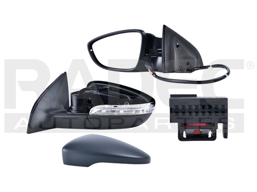[018-3114-19] ESPEJO VW PASSAT CC 09-12 ELECTRICO C/DESENPANANTE C/DIRECCIONAL C/MEMORIA P/PINTAR VR6/LUXURY//SPORTLINE V/EXECUTIVE/LUX/V/R-LINE/HIGHLINE/SPORT IZQ