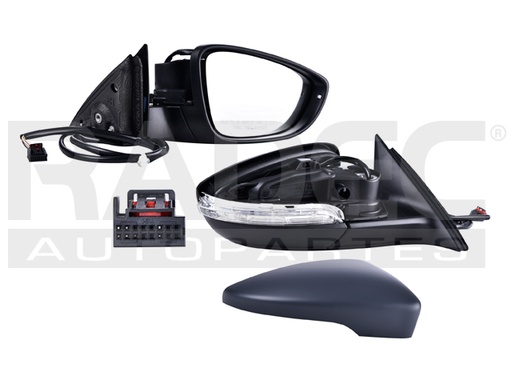 [018-3114-22] ESPEJO VW PASSAT 12-18 ELECTRICO C/DESENPANANTE C/DIRECCIONAL P/PINTAR SPORTLINE/HIGHLINE/SEL/TDI/SE/S/TRENDLINE/COMFORTLINE/BASE DER
