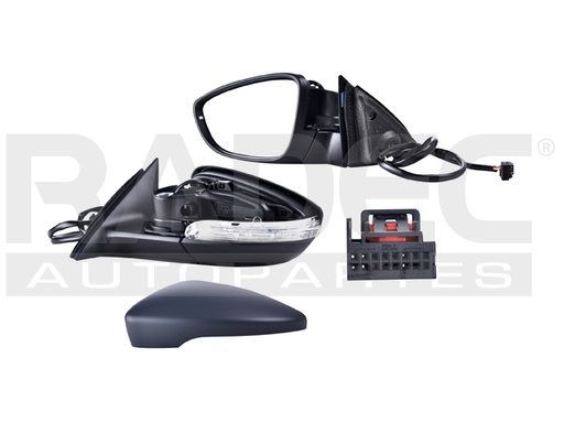 [018-3114-23] ESPEJO VW PASSAT 12-18 ELECTRICO C/DESENPANANTE C/DIRECCIONAL P/PINTAR SPORTLINE/HIGHLINE/SEL/TDI/SE/S/TRENDLINE/COMFORTLINE/BASE IZQ