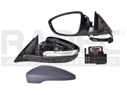 [018-3114-25] ESPEJO VW PASSAT 12-18 ELECTRICO C/DESEMPANANTE C/DIRECCIONAL P/PINTAR IZQ