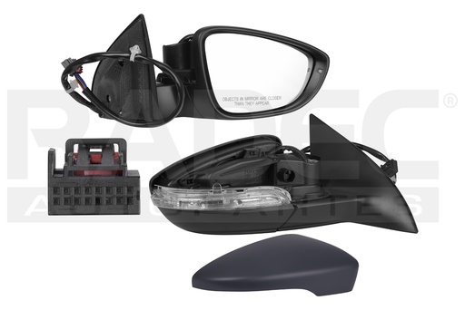 [018-3114-36] ESPEJO VW PASSAT 12-16 ELECTRICO C/DESENPANANTE C/DIRECCIONAL C/MEMORIA C/LUZ INFERIOR E/ABATIBLE P/PINTAR DER