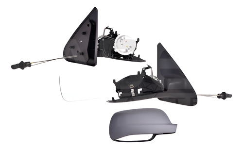 [018-3115-06] ESPEJO VW POINTER 00-09 2 PUERTAS C/CONTROL P/PINTAR DER