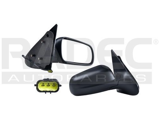 [018-3115-12] ESPEJO VW POINTER 00-09 ELECTRICO CORRUGADO BASE/TRENDLINE L4 4CILINDROS 1.8L 4 PUERTAS DER