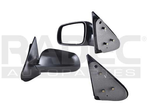 [018-3115-29] ESPEJO VW POINTER 00-09 4 PUERTAS MANUAL CORRUGADO NEGRO IZQ
