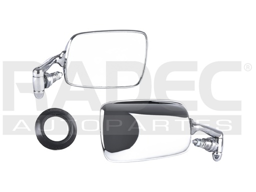 [018-3117-02] ESPEJO VW SEDAN 72-04 CROMADO ORIGINAL DER