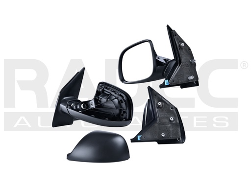 [018-3123-01] ESPEJO VW TRANSPORTER 10-15 MANUAL NEGRO BASE CAB/BASE STANDARD L4 4CILINDROS 2.0L 2/4 PUERTAS IZQ