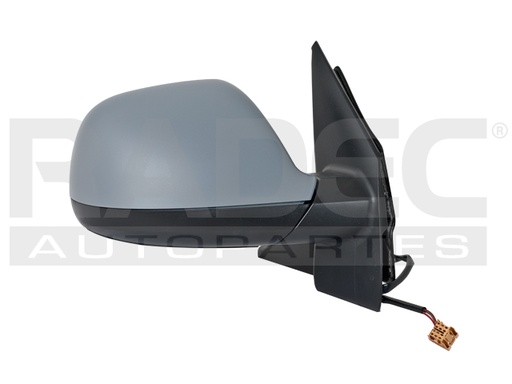 [018-3123-02] ESPEJO VW TRANSPORTER 10-15 ELECTRICO C/DESENPANANTE P/PINTAR BASE CAB/BASE STANDARD L4 4CILINDROS 2.0L 2/4 PUERTAS DER