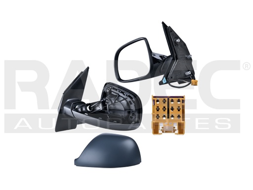 [018-3123-03] ESPEJO VW TRANSPORTER 10-15 ELECTRICO C/DESENPANANTE P/PINTAR BASE CAB/BASE STANDARD L4 4CILINDROS 2.0L 2/4 PUERTAS IZQ