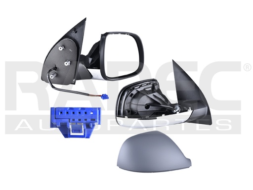 [018-3125-00] ESPEJO VW AMAROK 11-20 ELECTRICO C/DESEMPANANTE P/PINTAR BASE CROMADA HIGHLINE/STARLINE/TRENDLINE L4/V6 4/6 CILINDROS 4 PUERTAS DER