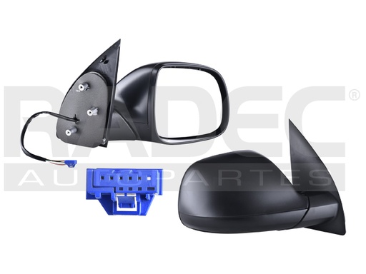 [018-3125-02] ESPEJO VW AMAROK 11-20 ELECTRICO C/DESEMPANANTE CORRUGADO ENTRY L4 4 CILINDROS 2.0L 4 PUERTAS DER