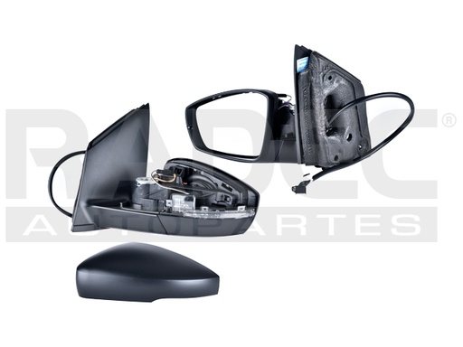 [018-3132-05] ESPEJO VW VENTO 16-22 ELECTRICO C/DESEMPANANATE C/DIRECCIONAL CORRUGADO LINEA NUEVA/LINEA ANTERIOR COMFORTLINE/TDI/HIGHLINE/STARLINE/DESIGNSOUND/ALL STAR/EDICION ESPECIAL IZQ