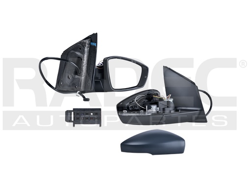 [018-3132-06] ESPEJO VW VENTO 16-22 ELECTRICO C/DESEMPANANTE C/DIRECCIONAL P/PINTAR LINEA NUEVA/LINEA ANTERIOR COMFORTLINE/TDI/HIGHLINE/STARLINE/DESIGNSOUND/ALL STAR/EDICION ESPECIAL DER
