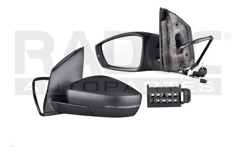 [018-3132-09] ESPEJO VW VENTO 16-22 C/CONTROL C/DIRECCIONAL CORRUGADO LINEA NUEVA/LINEA ANTERIOR COMFORTLINE/TDI/HIGHLINE/STARLINE/DESIGNSOUND/ALL STAR/EDICION ESPECIAL 1.4/1.6L 4 PUERTAS IZQ