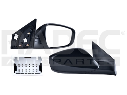 [018-3402-02] ESPEJO HY ELANTRA 14-16 ELECTRICO C/DESENPANANTE P/PINTAR GS/SPORT/SE/LIMITED/L/GL/GLS L4 4CILINDROS 1.8/2.0L 4 PUERTAS DER