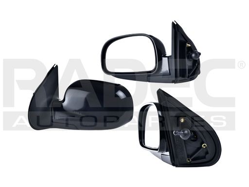[018-3404-01] ESPEJO HY SANTA FE 01-02 C/CONTROL NEGRO