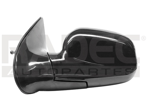 [018-3404-07] ESPEJO HY SANTA FE 03-04 C/CONTROL NEGRO