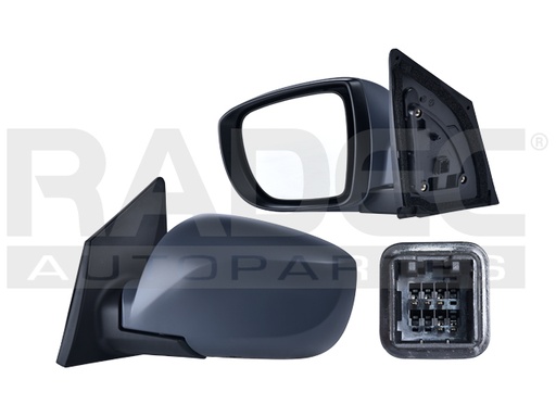 [018-3407-01] ESPEJO HY IX-35 15 ELECTRICO C/DESEMPANANTE P/PINTAR GLS/LIMITED L4 4 CILINDROS 2.0L 5 PUERTAS IZQ