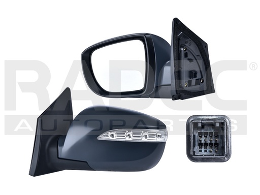 [018-3407-03] ESPEJO HY IX-35 15 ELECTRICO C/DESEMPANANATE C/DIRECCIONAL P/PINTAR GLS/LIMITED L4 4 CILINDROS 2.0L 5 PUERTAS IZQ