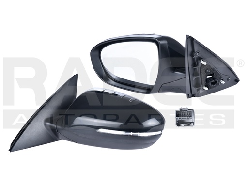 [018-3505-05] ESPEJO KI OPTIMA 14-15 (U.S.A) ELECTRICO E/ABATIBLE C/DESEMPANANTE C/DIRECCIONAL P/PINTAR LX/SX L4 4 CILINDROS 2.4L 4 PUERTAS IZQ