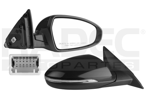 [018-3507-14] ESPEJO KI FORTE 19-20 ELECTRICO C/DES C/