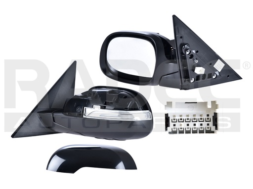 [018-3508-01] ESPEJO KI SOUL 16-19 ELECTRICO C/DESEMPANANTE C/DIRECCIONAL P/PINTAR 7 PINES EX/SX/EX PACK L4 4 CILINDROS 1.6/2.0L 5 PUERTAS IZQ