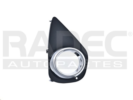 [003-3018-18] REJILLA FASCIA DELANTERA TY YARIS 15-16 C/HOYO P/FARO F/CROMADO PREMIUM L4 4 CILINDROS 1.5L 5 PUERTAS DER