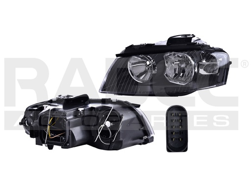 [019-0201-03] FARO AD A3 04-08 ELECTRICO C/MOTOR P/FOCO HALOGENO S/FOCO DEPO IZQ