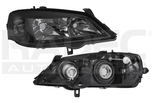 [019-0601-28] FARO CV ASTRA 00-03 ELECTRICO S/MOTOR FONDO NEGRO P/FOCO HALOGENO S/FOCO DEPO DER