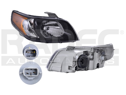 [019-0604-14] FARO CV AVEO 12-18 4 PUERTAS FONDO NEGRO S/FOCO DEPO DER