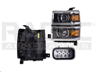 [019-0615-17] FARO CV CHEYENNE 14-15 C/LUPA FILO CROMADO C/FOCO DEPO IZQ