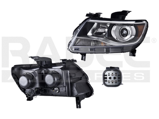 [019-0616-21] FARO CV COLORADO 16-20 C/LUPA C/FOCO DEPO IZQ