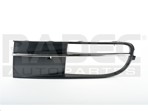[003-3102-05] REJILLA FASCIA DELANTERA VW BEETLE 13-15 C/HOYO P/FARO C/MOLDURA CROMADA IZQ