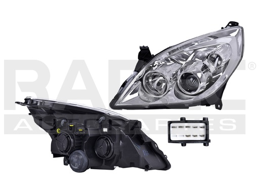 [019-0649-09] FARO CV VECTRA 05-07 FONDO CROMADO LINEA