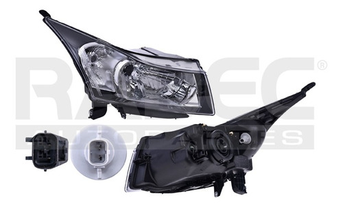 [019-0665-00] FARO CV CRUZE 10-16 MANUAL P/FOCO HALOGENO S/FOCO DEPO DER