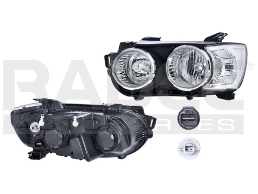 [019-0670-11] FARO CV SONIC 16 MANUAL AROS CROMADO S/REFLEJANTE HALOGENO P/FOCO H7/H1 S/FOCO DEPO IZQ