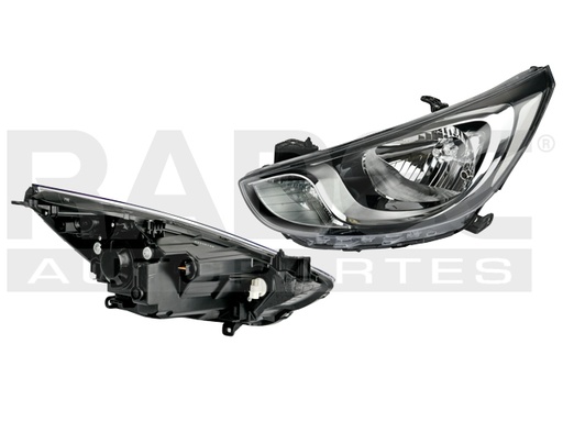 [019-0902-09] FARO DG ATTITUDE 12-14 ELECTRICO C/MOTOR P/FOCO HALOGENO S/FOCO 8 PINES DEPO IZQ