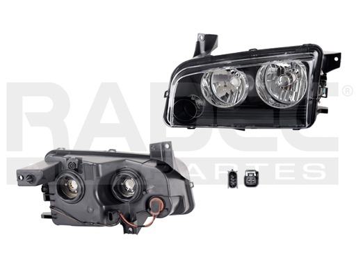 [019-0906-09] FARO DG CHARGER 09-10 C/FOCO HALOGENO DEPO IZQ