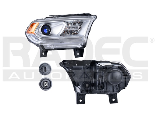 [019-0908-16] FARO DG DURANGO 14-15 FONDO CROMADO S/LEDS C/FOCO DEPO DER