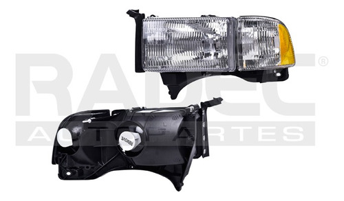 [019-0916-01] FARO DG RAM PU 94-01 C/BASE C/CUARTO S/FOCO DEPO IZQ