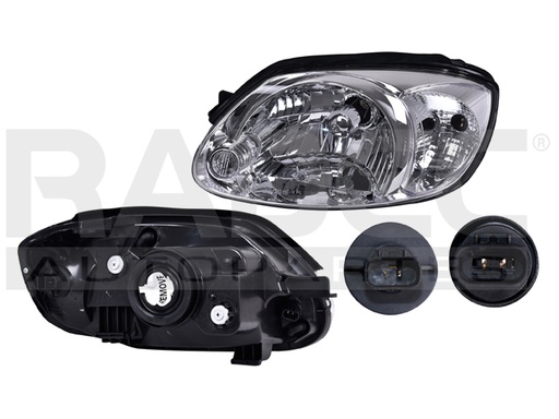 [019-0920-01] FARO DG VERNA 04-06 C/CUARTO BLANCO P/FOCO HALOGENO S/FOCO DEPO IZQ