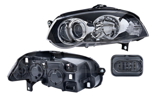 [019-1103-03] FARO FT STRADA 08-14 MANUAL FONDO NEGRO P/FOCO HALOGENO S/FOCO DEPO IZQ